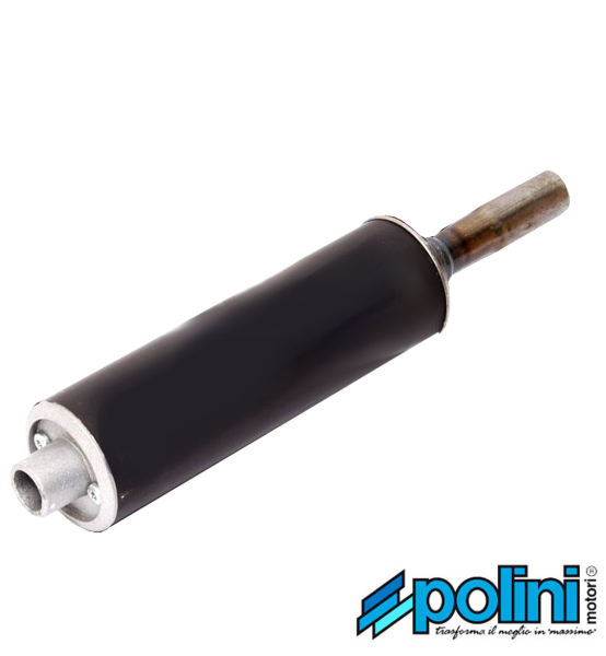 Auspuff Topf Schalldämpfer Polini Universal 18 mm Anschluß Endschalldämpfer Mofa Moped