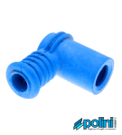 Zündkerzenstecker Polini Blau Silikon 90°...