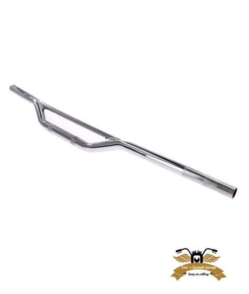 Motocross Lenker Stahl verchromt Ø 22mm - 820mm Länge - 70mm Höhe
