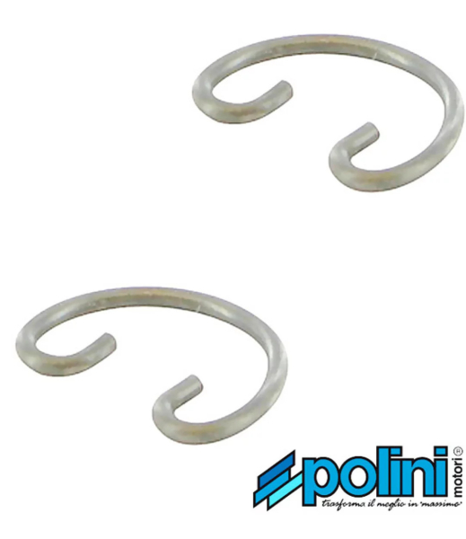 2 x Kolben Kolbenclip Ø 10mm Sicherungsclip Sicherungsring -Polini-