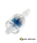 Benzinfilter klein Fast Flow II blau 6mm Anschluß  Mofa Moped