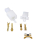 Stecker Satz Kabelverbinder 2 Pin 2,8 mm 6-teilig Mofa Moped KFZ