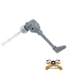 Benzinhahn Vespa SI grau M12x1,0 5/6mm Anschluß 3mm...