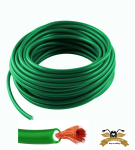 1m Litze 1,5 mm² grün höchstflexibel PVC...