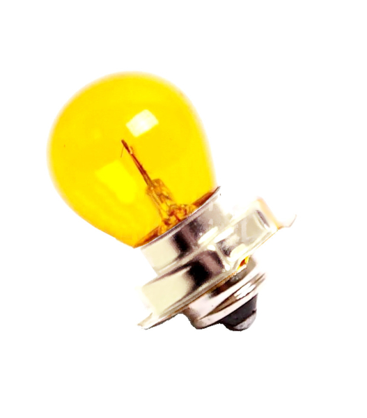 Birne gelb 6V 15 Watt P26S Glühbirne Glühlampe Mofa Moped KFZ