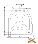 Kennzeichenhalter seitlich Aluminium Nummernschildhalter...