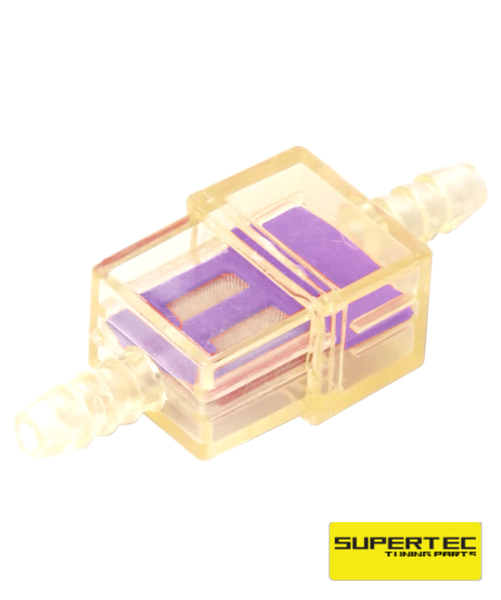 Benzinfilter Mofa Moped Roller Mokick rot transparent 7 mm