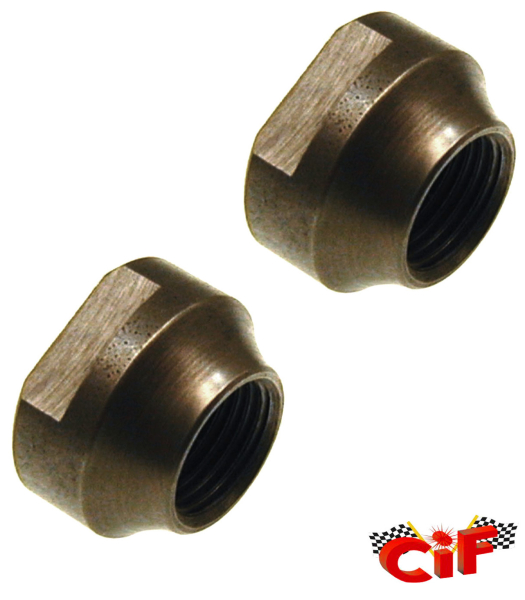 2 x Ciao Mutter Konus 11mm Vorderachse Konusmutter M 11 Achse -CIF-