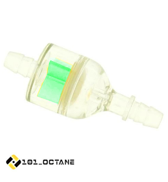 Benzinfilter Ø 28mm klein Fast Flow II grün 6mm Anschluß Ciao, Bravo, SI
