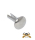 Sattel Sitzbank Splint Niete Emblem Befestigung 10,0 x 3,8 x 12,5 mm