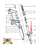 Ölschraube Getriebe / Gabel Ciao Ölablaßschraube Bravo Vespa SI