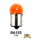 2 x Birne ORANGE BA15s 12V 10W Lampe Glühbirne Blinker Mofa Moped KFZ