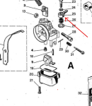 Vergaser Dellorto SHA 15/15 16/16 gerade...