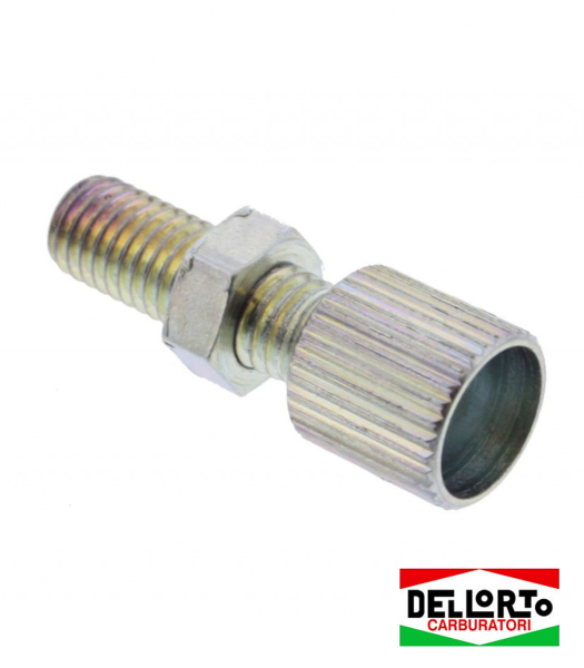 Dellorto SHA Vergaser Einstellschraube M5 Gaszug mit Mutter Stellschraube