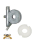 Tachoantrieb Tachoschnecke System VDO / Huret 11mm Achse l/r Aluminium