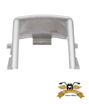 Abdeckung Abdeckkappe Kappe Sattelfeder silberfarben Deckel Kunststoff