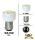 Birne BA15D LED 12V Lampe weiß mit 6 LED`s Mofa Moped Mokick Motorrad