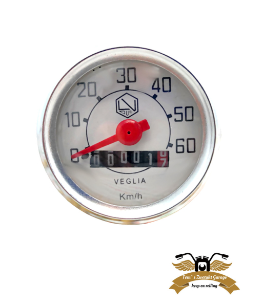 Tacho Tachometer Veglia Remake 48 x 39 mm - 60 km/h funktionsgetestet