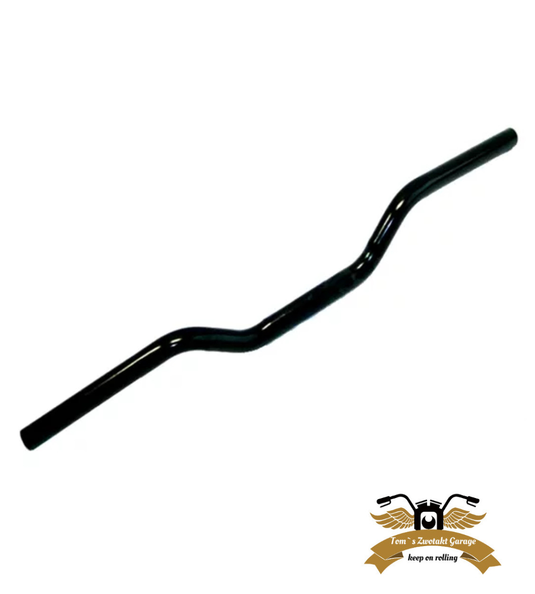 Enduro Lenker Stahl schwarz 78cm >> Zwotakt Garage, 19,90