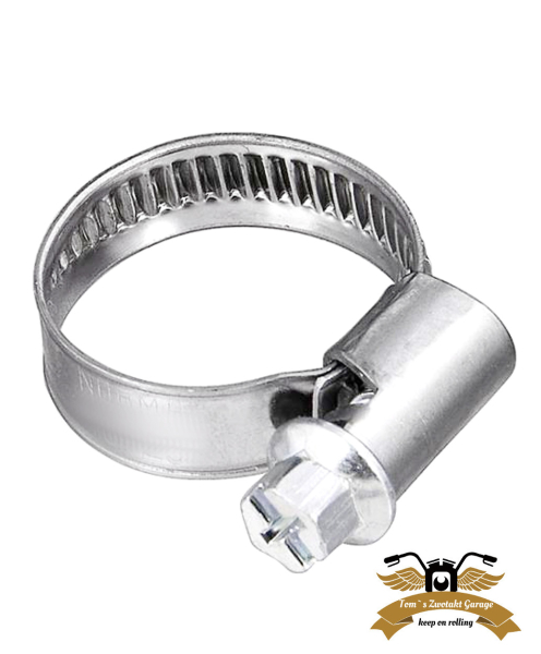Schlauchschelle Schneckengewinde VA Spannbereich 12-22mm