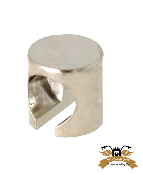 Nippelaufnahme Nippel Haltenippel Zugnippel Einstecknippel geschlitzt 8 x 9 mm
