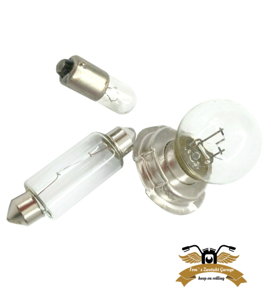 Beleuchtungskit 6V Scheinwerfer Rücklicht Birne Lampe Glühbirne Ciao, SI,