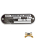 Typenschild Ciao Blanko Aluminium 80x25mm gelocht Rahmenplakette