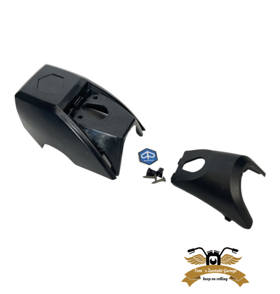 Ciao PX Schlossblende Schloßverkleidung Schlossmaske komplett /  Embeleme