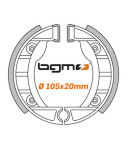 Premium Bremsbacken BGM Pro vorne Ø 105 x 20 mm Bremsbelag Ciao Bravo Vespa SI