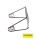 Scheinwerfergitter verchromt Lampengitter Draht Ciao, Gilera EC1, Citta