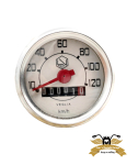 Tacho Tachometer Veglia Remake 48 x 39 mm - 120 km/h...