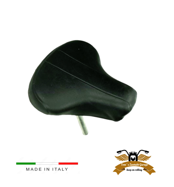 Ciao Bravo Boxer Sattel schwarz mit rundem Sattelrohr Made in Italy