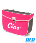 Satteltasche Piaggio Ciao pink Moto Nostra 305 x 220 x 90...