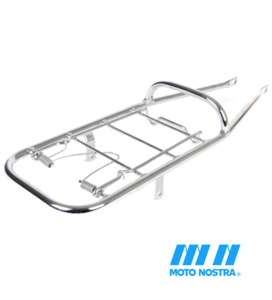 Stabiler Gepäckträger hinten verchromt Ciao Made in Italy  Moto Nostra