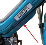 Piaggio Vespa SI FL2 Abdeckung Seilzüge Hupe...