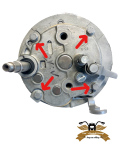 Schraubensatz Befstigungskit Ciao Getriebdeckel Schraube mit Scheibe Getriebe