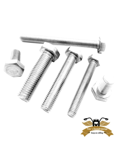 10 x Sechskantschraube M6 x 14 DIN 933 Stahl verzinkt