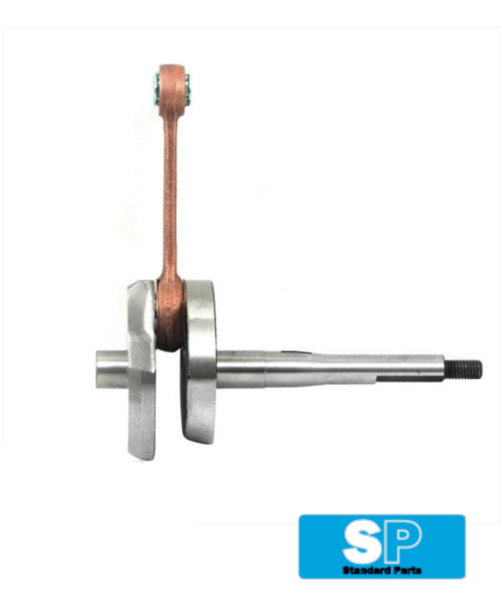 Kurbelwelle  A Qualität mit Nadellager Mopedwelle 10mm Bolzen -SP Parts-