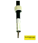 Tachowelle schwarz Ciao für VDO Anschluß 650 mm -Supertec-