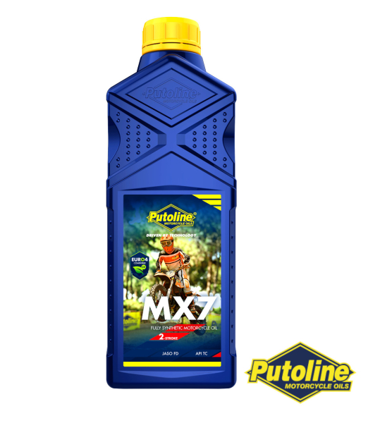 2-Takt Motoröl/Mischöl MX7 2T vollsynthetisch Motocross 1 Ltr. -Putoline-