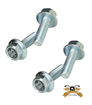4 x Flanschschraube Befestigungssatz Getriebedeckel Schrauben -OEM-