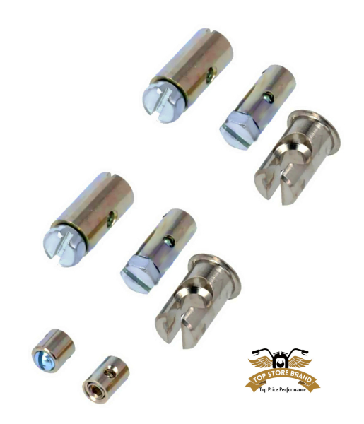 Nippel Nippelsortiment universal Nippelsatz Schraubnippel 8-teilig
