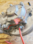 Kabelschuh 90° Flachstecker rot 6,3mm / Ø...