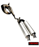 Auspuff Tecno Circuit Twin Doppel Schalldämpfer...