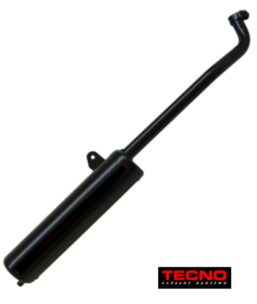 Auspuff Schalldämpfer Citypower offen Gilera EC1 22,5mm Anschluß -Tecno-