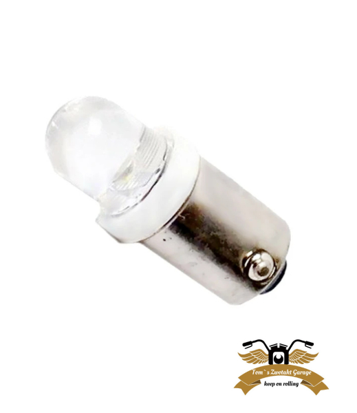 LED Birne BA9S 12V weiß Lampe Mofa Moped Mokick Motorrad