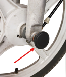 Abdeckung Mutter Vorderrad Piaggio Vespa SI Abdeckkappe Kappe -CIF-