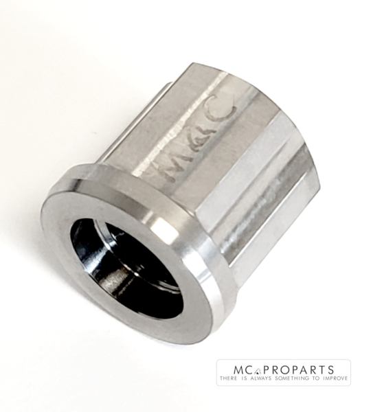 Hinterradmutter Edelstahl statt Freilaufritzel Ciao, Bravo -McProparts-