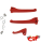 Hebelsatz 2xBremshebel Dekohebel rot Federn Nippel Ciao - SI -CIF-