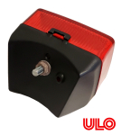 Rücklicht Rückstrahler "Ulo" klein schwarz 70x45mm Leuchmittel BA9S -ULO-